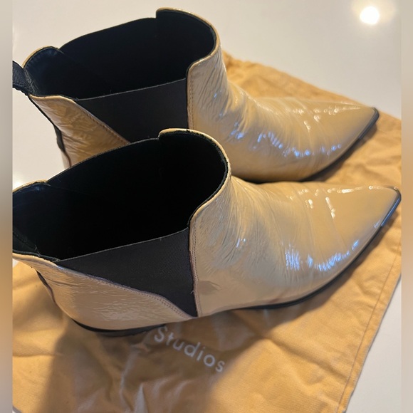 Acne Studios Patent Boots - Picture 9 of 12